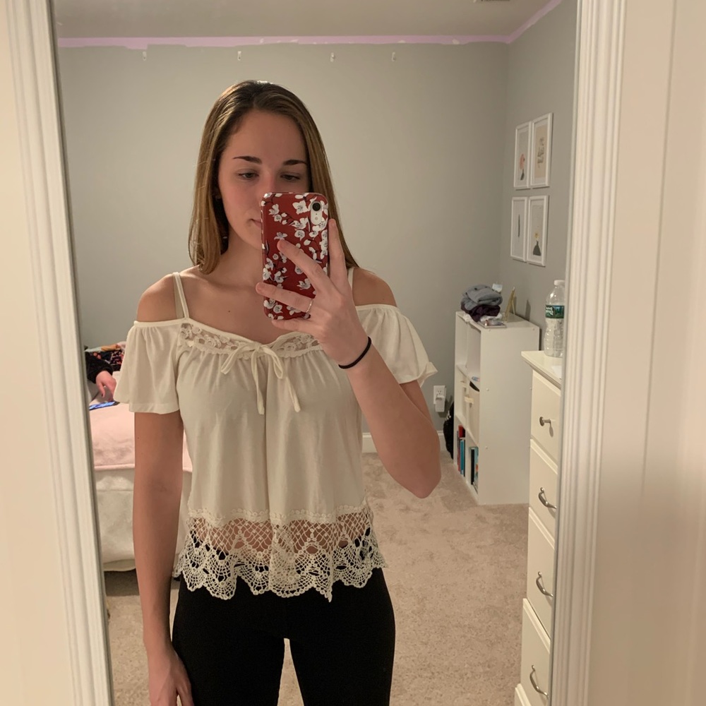 Off the shoulder tank top
